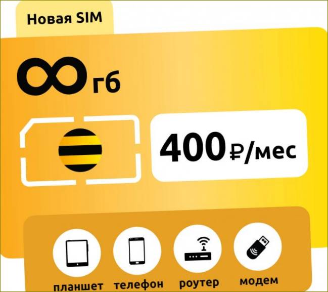 Beeline 400 SIM-kaart