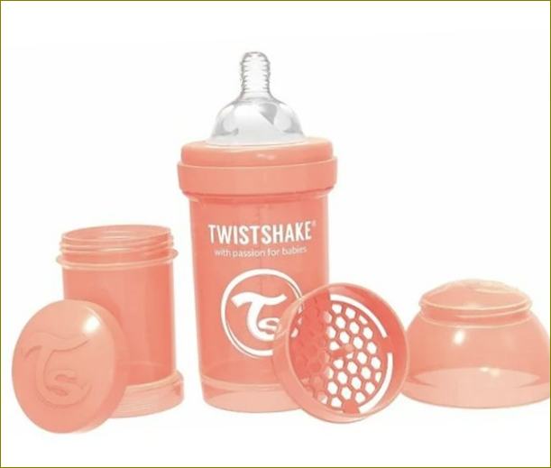 Twistshake pudel koos mahutiga, 180 ml