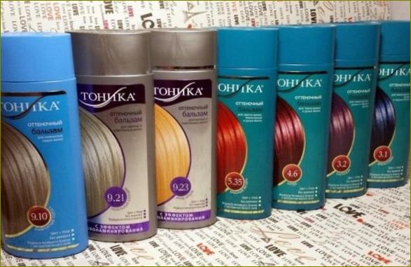 Estel, Belita, Color lux, Tonika, Concept, Loreal ja Kapus toonimisbalsamid. Parimad toonid